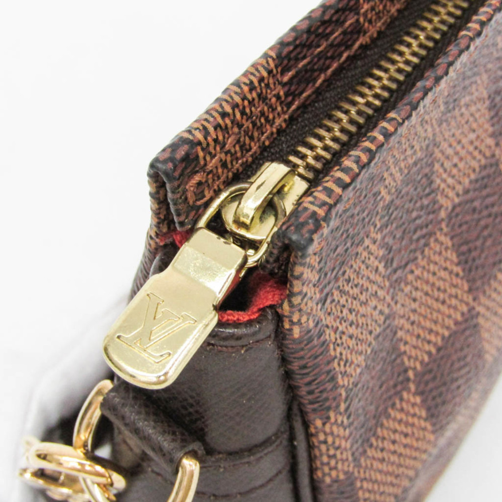 Louis Vuitton Damier Makeup Pouch N51982 Women's Handbag,Pouch Brown - Picture 9 of 12